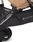 Euro-Cart Carucior sport Euro Cart Ezzo cu pliere tip umbrela pozitie de somn si parasolar XXL Camel spatar reglabil in 3 pozitii dotat cu husa de picioare roti cu suspensii