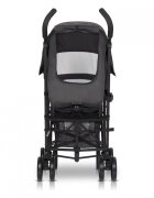 Euro-Cart Carucior sport Euro Cart Ezzo cu pliere tip umbrela pozitie de somn si parasolar XXL Iron spatar reglabil in 3 pozitii dotat cu husa de picioare roti cu suspensii