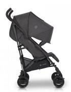 Euro-Cart Carucior sport Euro Cart Ezzo cu pliere tip umbrela pozitie de somn si parasolar XXL Iron spatar reglabil in 3 pozitii dotat cu husa de picioare roti cu suspensii