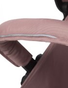 Euro-Cart Carucior sport Euro Cart Ezzo cu pliere tip umbrela pozitie de somn si parasolar XXL Rose spatar reglabil in 3 pozitii dotat cu husa de picioare roti cu suspensii