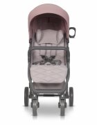 Euro-Cart Carucior sport Flex Powder pink cadru de aluminiu roti cu suspensii spatar reglabil in 3 pozitii suport pentru biberon accesorii incluse