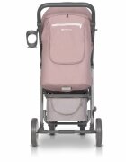 Euro-Cart Carucior sport Flex Powder pink cadru de aluminiu roti cu suspensii spatar reglabil in 3 pozitii suport pentru biberon accesorii incluse