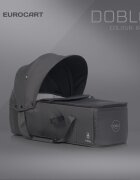 Euro-Cart Cosulet port bebe tip landou Euro Cart Doblo CarryMe cu intaritura cu manere pentru transport husa de picioruse si capotina dimensiune 72 x 30 x 21 cm Iron