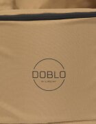 Euro-Cart Cosulet port bebe tip landou Euro Cart Doblo CarryMe cu intaritura manere pentru transport cu husa de picioruse si capotina dimensiune 72 x 30 x 21 cm Camel