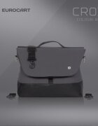 Euro-Cart Geanta multifunctionala pentru mamici Euro Cart compatibila carucioarelor Corso si Crox cu un compartiment si buzunare impermeabila si complet rigida dimensiune 44 x 27 x 14 cm Iron