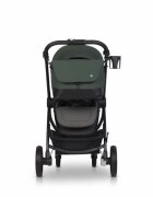 Euro-Cart Geanta multifunctionala pentru mamici Euro Cart compatibila carucioarelor Corso si Crox cu un compartiment si buzunare impermeabila si complet rigida dimensiune 44 x 27 x 14 cm Jungle