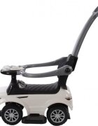 EuroBaby Masinuta copii de impins Range Rover 614W Alb cu suport de picioare maner detasabil bara de protectie compartiment pentru jucarii si volan cu melodii si lumini