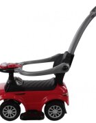 EuroBaby Masinuta copii de impins Range Rover 614W Rosu cu suport de picioare maner detasabil bara de protectie compartiment pentru jucarii si volan cu melodii si lumini