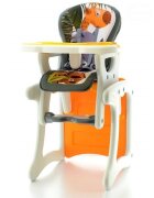 EuroBaby Scaun de masa multifunctional HB GY01 Portocaliu