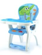 EuroBaby Scaun de masa multifunctional HB GY02 Albastru