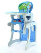 EuroBaby Scaun de masa multifunctional HB GY02 Albastru