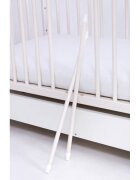 Eurogloria Patut pentru copii Laura cu sertar Alb + Saltea Cocos 8 Cm