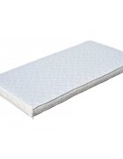 Eurogloria Set saltele patut 110x70x6 cm 50x70x6 cm fibra cocos-spuma husa lavabila din microfibra Touring