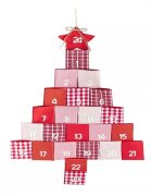 Fakopancs Calendar Advent brad din material textil