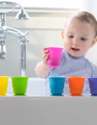 Fat Brain Toys Set de cupe din silicon cu ventuze Suction Kupz