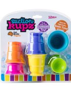 Fat Brain Toys Set de cupe din silicon cu ventuze Suction Kupz