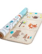Feedo Covoras de joaca reversibil 180 x 180 x 1 cm 0 luni+ multicolor