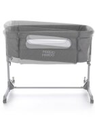 Feedo Patut co-sleeper pliabil 0-5 luni gri