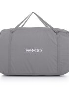 Feedo Patut co-sleeper pliabil 0-5 luni gri