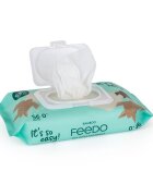 Feedo Servetele umede biodegradabile din bambus fara alcool parfum hipoalergenice 0 luni+