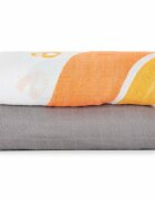 Feedo Set 2 museline din bambus multifunctionale 120x120 cm multicolor