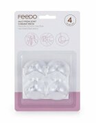 Feedo Set protectii pentru colturi ascutite 3.6 x 3.6 x 2.7 cm 4 bucati transparent