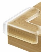 Feedo Set protectii pentru colturi ascutite 4 x 4 x 1.5 cm 4 bucati transparent