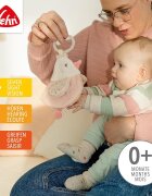 Fehn Carticica din plus pentru bebelusi Pasare pastel