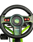 Ferbedo Kart AR8G Air Racer verde scaun ajustabil functie free-wheel roti pneumatice cu rulmenti frana de mana volan cu sunete 111 X 72 X h66 cm