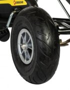 Ferbedo Kart ATX Air Racer negru scaun ajustabil functie free-wheel roti pneumatice frana de mana volan cu sunete 102 X 60 X h64 cm