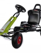Ferbedo Kart Claas Air Racer verde scaun ajustabil functie free-wheel roti pneumatice frana de mana volan cu sunete 102 X 60 X 64 cm