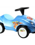 Ferbedo Masinuta copii fara pedale Fido Frizz Blue actionata cu picioarele pentru copii cu varsta 1-4 ani si cu inaltimea intre 70 - 110 cm
