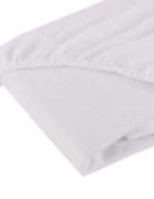 Fiki Miki Cearsaf cu elastic din frotir alb 120x60 cm