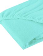Fiki Miki Cearsaf cu elastic din frotir menta 120x60 cm