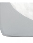 Fiki Miki Cearsaf cu elastic jerse din bumbac gri 120x60 cm