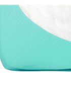 Fiki Miki Cearsaf cu elastic jerse din bumbac menta 120x60 cm