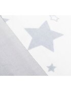 FILLIKID Baby nest culcus saltea si protectie de pat detasabila 90x40 cm grey star