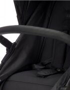 FILLIKID Carucior 2 in 1 pentru copii Fill Elix Black transformabil reversibil cu spatar reglabil si suspensii husa pentru picioare inclusa