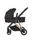 FILLIKID Carucior 2 in 1 pentru copii Fill Elix Black transformabil reversibil cu spatar reglabil si suspensii husa pentru picioare inclusa