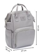 FILLIKID Geanta rucsac Barcelona Stone Grey