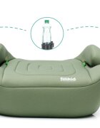 FILLIKID Inaltator auto cu isofix Luxe Flip green grupa 23 Fililikd cu suport integrat pentru sticle