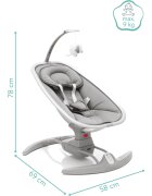 FILLIKID Leagan electric pentru bebelusi Mimi grey