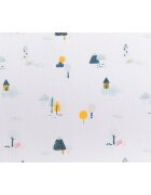 FILLIKID Lenjerie de pat 2 piese Village white