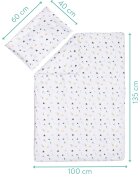 FILLIKID Lenjerie de pat 2 piese Village white