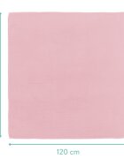 FILLIKID Muselina de infasat Swaddle Rose din bambus si bumbac 120x120 cm
