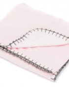 FILLIKID Paturica din bumbac Bio Esmeralda pink 75x100 cm
