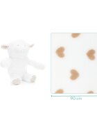 FILLIKID Paturica pufoasa cu jucarie oita 24cm