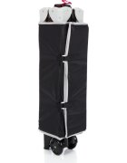 FILLIKID Patut standard Girafa grey pliabil roti usita cu fermoar saltea inclusa