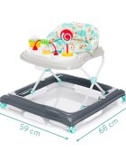 FILLIKID Premergator cu jucarie Jungla grey