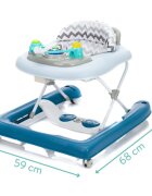 FILLIKID Premergator cu jucarie Zig Zag Blue